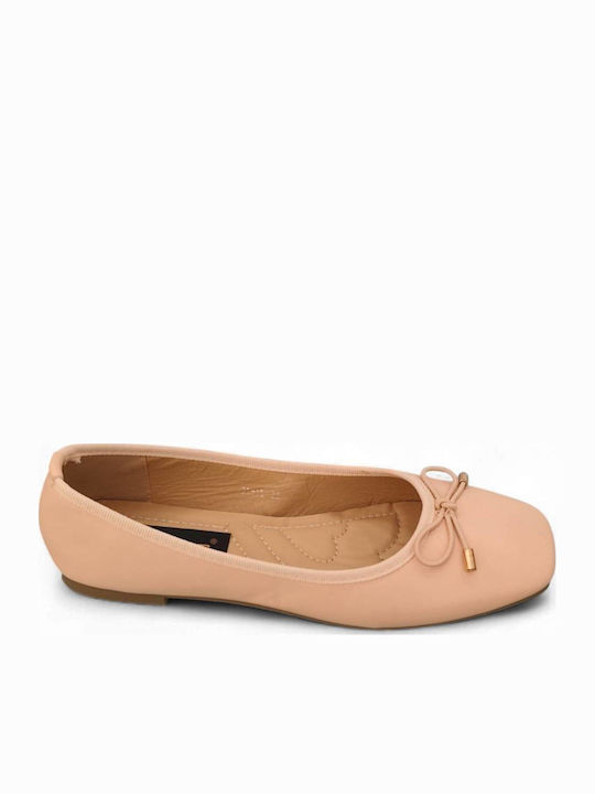 Damen Ballerinas in Beige Farbe