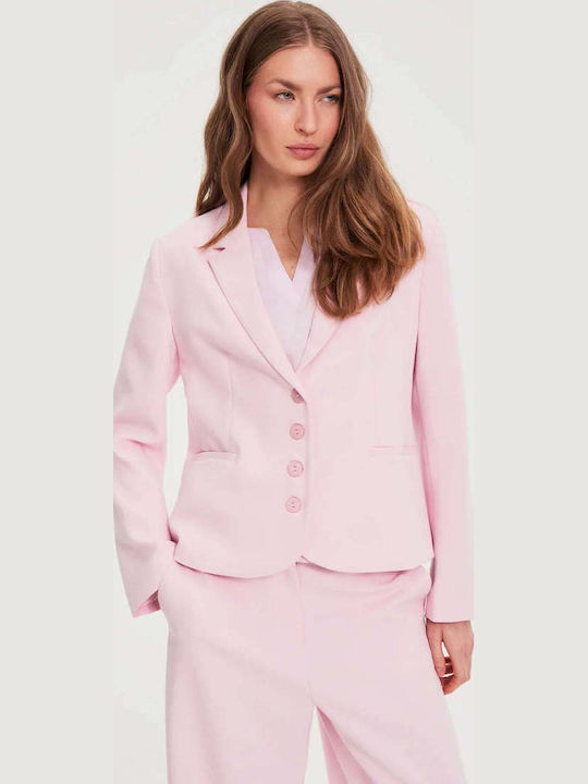 Moodo Γυναικείο Σακάκι Pink