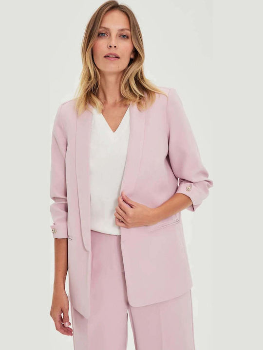 Moodo Blazer Für Damen Dusty Rosa