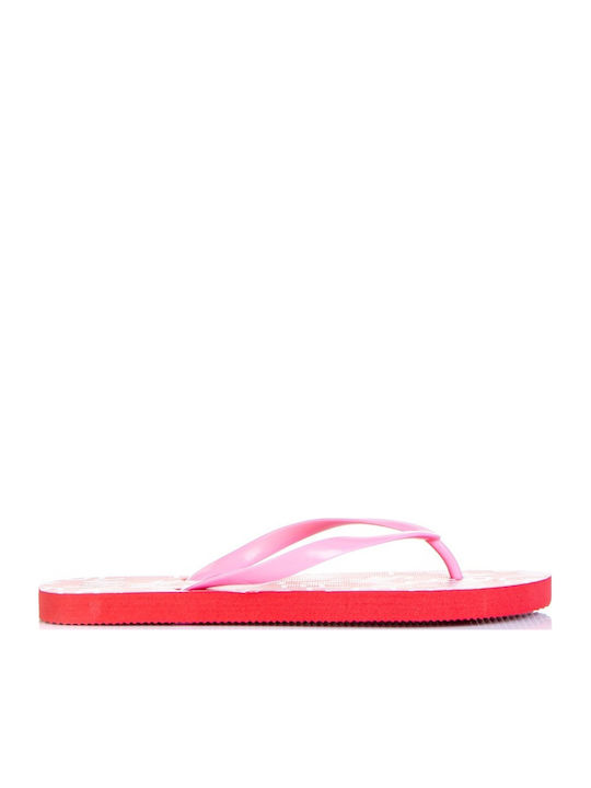 Damen Zehentrenner in Roter Farbe FM8067-ROT