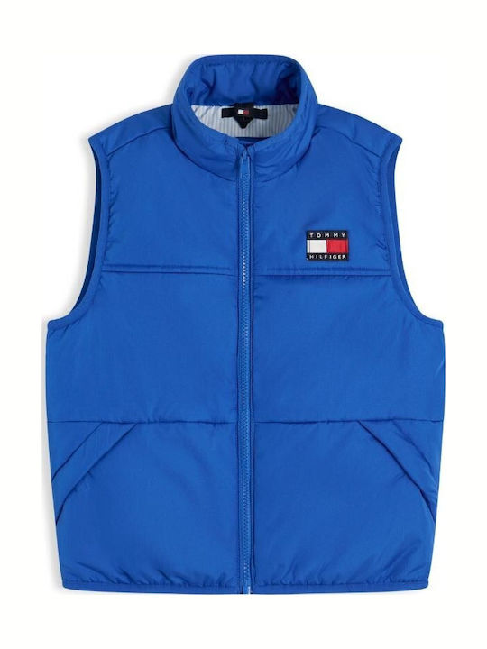 Kinderjacken & Winterjacken Gesteppt Ärmellos Kurze Blau