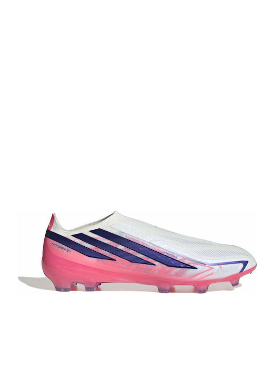 adidas F50 Hyperfast Pro LL Ποδοσφαιρικά Παπούτσια με Τάπες FG Λευκά