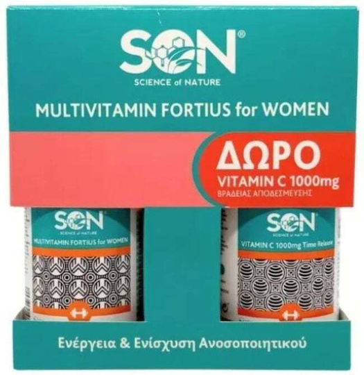 Science Nature Multivitamin Fortius Women Συμπλήρωμα Διατροφής Πολυβιταμίνης Γυναίκες 60 Ταμπλέτες
