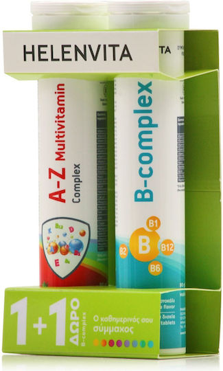 Helenvita A-z Multivitamine & B-Komplex Set 2x20 Sprudeltabletten Multivitamine Energie & Nervensystem