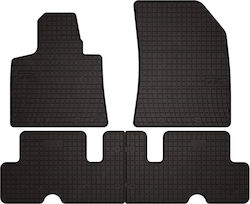 Rubber Car Mats Citroen C4 Spacetourer Minivan 2013-2018 Black Fitted Rubber Car Mats Citroen C4 Spacetourer Minivan 2013-2018 Black Fitted