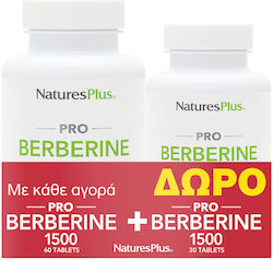 Natures Plus Promo Berberină 1500mg Supliment Alimentar cu Berberină 60 Comprimate Natures Plus Promo Berberină 1500mg Supliment Alimentar cu Berberină 60 Comprimate