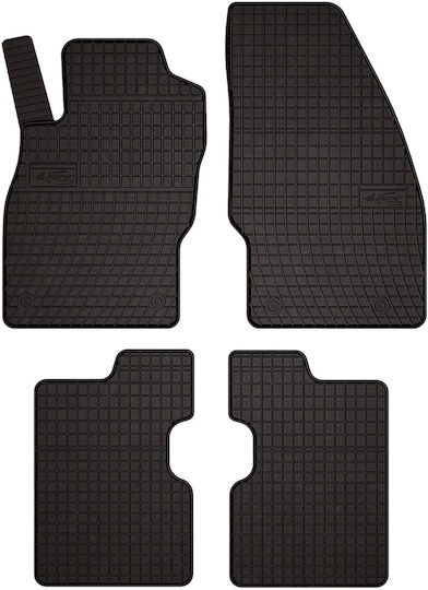 Gummi Auto Fußmatten Opel Corsa E Hatchback 2015-2020 Schwarz Passgenau