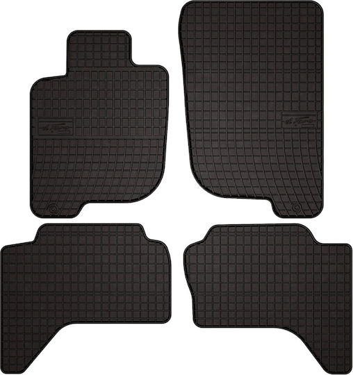 Covorașe Auto Cauciuc Mitsubishi L200 Iv Ridicare 2006-2015 Negre Fixate