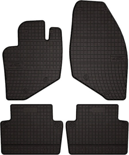 Rubber Car Mats Volvo V70 Ii Estate 2000-2007 Black Fitted