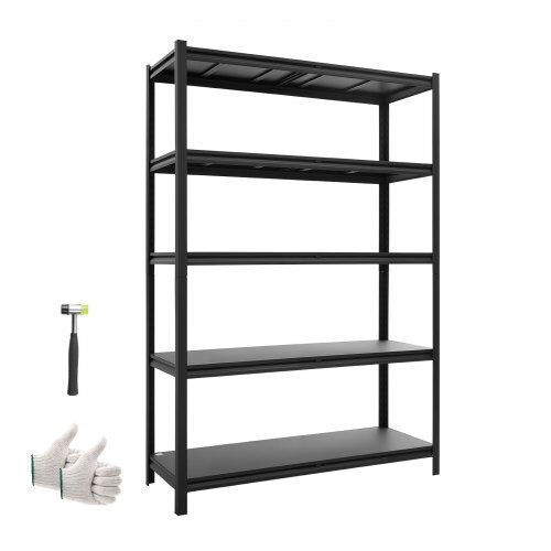 Vevor Dexion Shelf 123x46.5x181.3cm With 5 Shelves Total Load Capacity 1134kg