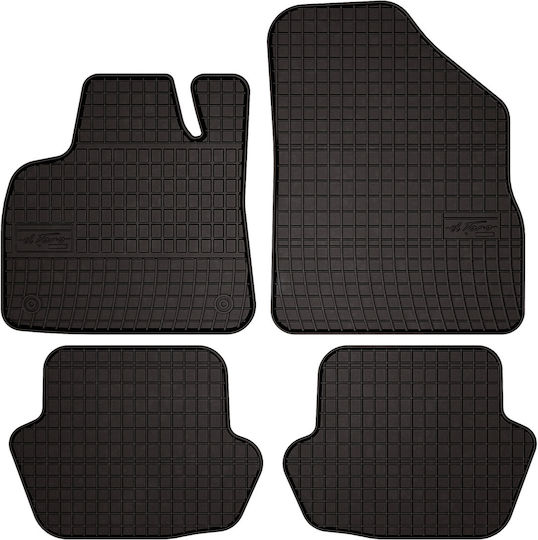 Rubber Car Mats Citroen Ds5 Sedan 2011-2018 Black Fitted