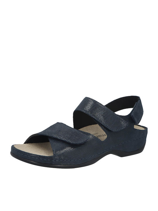 Berkemann Leather Women's Anatomic Blue Sandals
