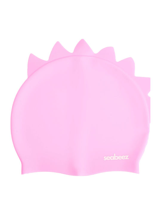 Seabeez Spike Kids Swim Cap Pink