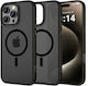 Transparent Magsafe Matte Black Case Iphone 16 Pro