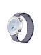 Λουράκι Xiaomi Watch S4 41mm Quick Release Two Section Braided Nylon Loop Magic Tape Midnight Blue