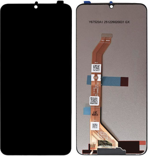 Екран Touch Screen Realme Note 70t Черен Oem N71191
