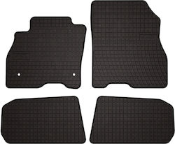 Rubber Car Mats Nissan Leaf I Hatchback 2010-2017 Black Fitted Rubber Car Mats Nissan Leaf I Hatchback 2010-2017 Black Fitted