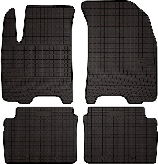 Rubber Car Mats Chevrolet Kalos Hatchback Sedan 2004-2007 Black Fitted