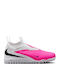 Phantom 6 TF Kids Soccer Cleats With Fuchsia Turf