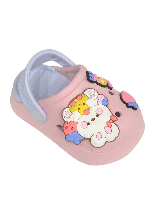 Ansin Kids Beach Clogs Pink
