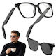 06385V Smart Glasses Μαύρα