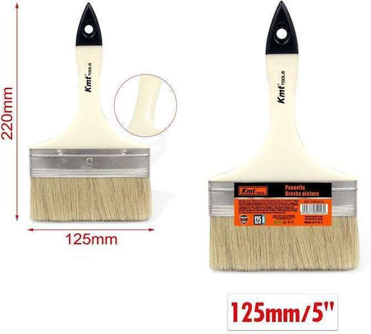 KMT Pinsel zum Streichen 125mm – Malerpinsel 2382018