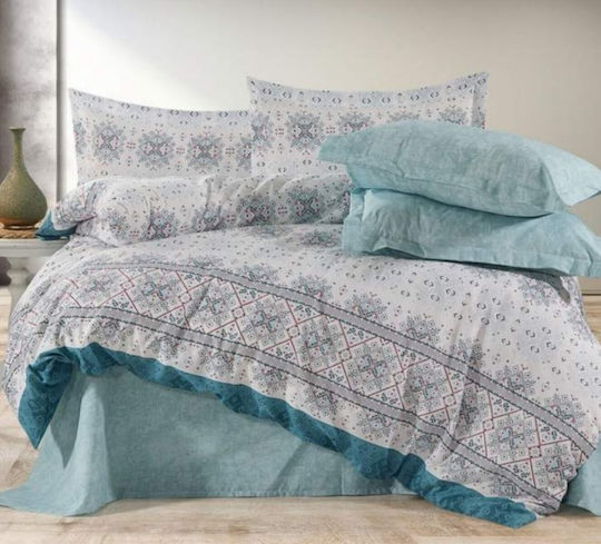 MayHome MayHome Coverlet Set Single Cotton & Polyester Geometric 160x240cm