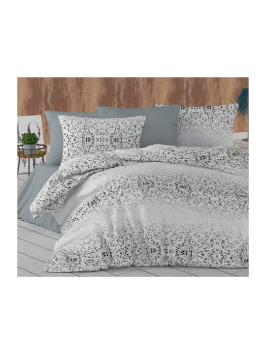 MayHome Set Quilt Single 160x240cm Polycotton Geometric