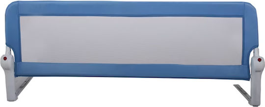 Guimo Klappbares Bettschutzgitter aus Metall in Blau Farbe 48cm