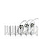 Vilde Cabinet Dish Rack Metallic 74x16x13cm Black