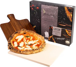 Set Lopată de Piatră Gourmeo 38x30x1.5 Cm Lopată pentru Pizza Set Lopată de Piatră Gourmeo 38x30x1.5 Cm Lopată pentru Pizza