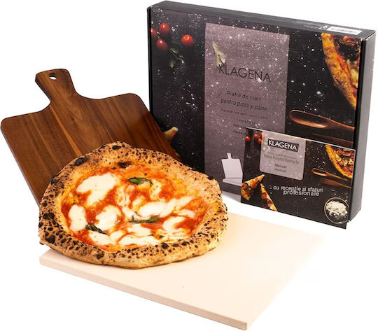 Stone Spatula Set Gourmeo 38x30x1.5 Cm Φτυάρι Πίτσας