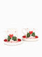 SteweHome Set Cesti Maro Ceramice Multicolore 80ml 4 Bucăți