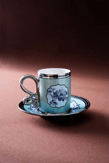 SteweHome SteweHome Set Tassen Kaffee Aus Porzellan Grüne 90ml