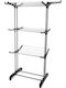 SteweHome Folding Floor Clothes Drying Rack Made of Aluminum with 20m Hanging Length