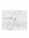 SteweHome Folding Floor Clothes Drying Rack Made of Metal with 11.5m Hanging Length