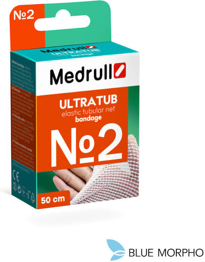 Medrull Ultratub Elastic Tubular Net No2 Foot Wrist Palm 50cm Bandage 0