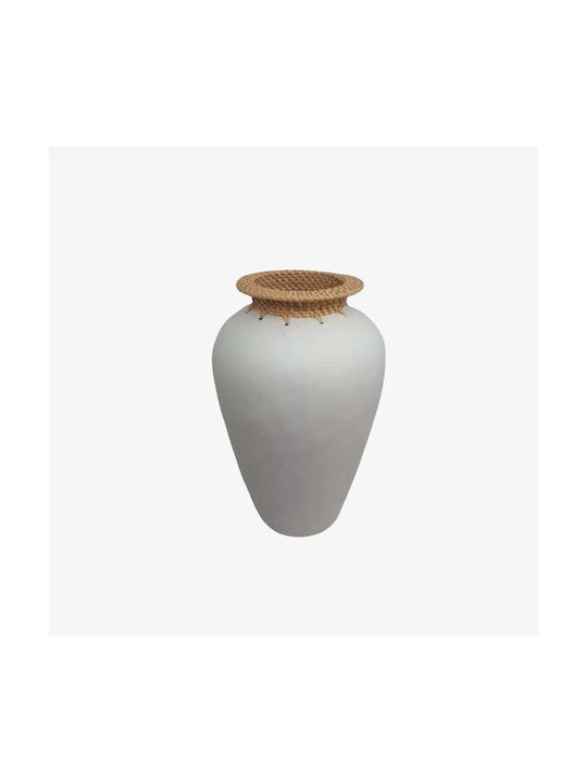 Phos & Gaia Decorative Ceramic Vase Longa Orange