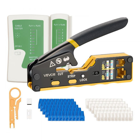 Vevor Network Crimping Pliers RJ12 RJ11 RJ45 with Stripper