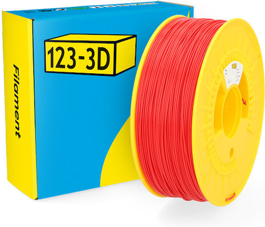 Filament Pentru Imprimante 3D ABS 1.75mm Roșu 1kg