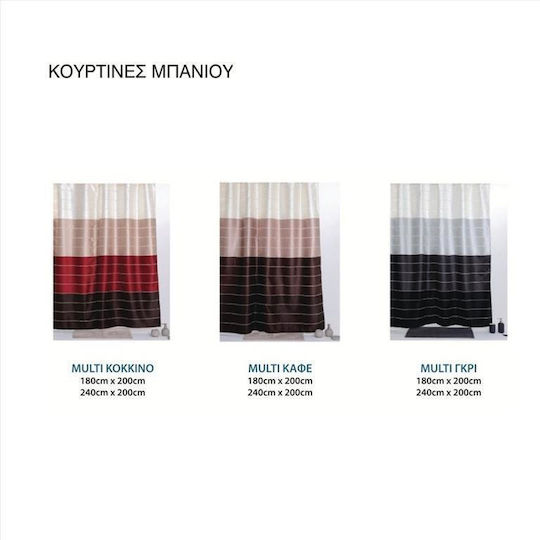 Import Hellas Cortină De Duș 180x200cm Roz