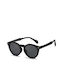 Techsuit Στρογγυλά Παιδικά Γυαλιά Ηλίου με Polarized Φακό Γκρι