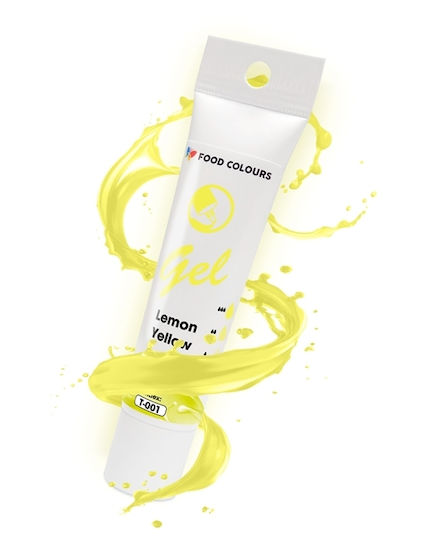 Food Colours Lebensmittelfarben in Gel-Form Gelbe 30gr Rohr
