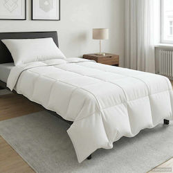 vidaXL Hotel Duvet Cover Polycotton 155x200cm