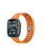 Strap Amazingthing Omni Silqlock Orange Apple Watch 44 45 46 49mm
