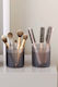 Stewehome Makeup Organization Set 2 Makeup Brushes Holder Multi-Purpose Combs Grey