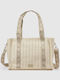 Rattanstasche Für Damen Schulter Farbe Beige