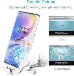Oneplus 8 Pro Half-screen Transparent Tempered Glass Film