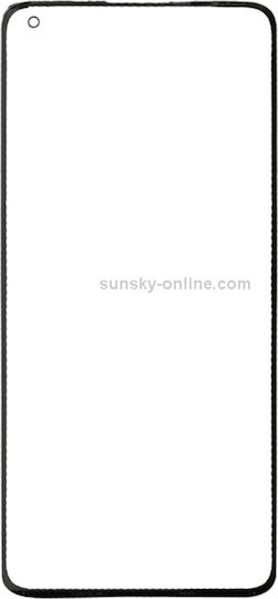 Displayschutzfolie Für OnePlus 8 Pro Außen Glas Schwarz