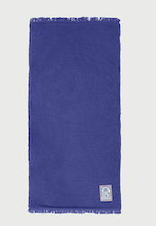 Funky Buddha Cotton Blue Beach Towel with Fring...